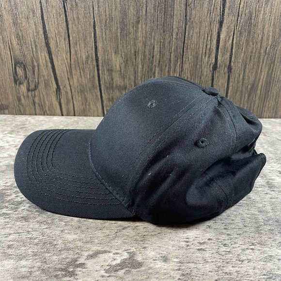 Whole Foods Market Employee Adjustable Black Cap Hat OSFM Unisex Organic Cotton - Picture 5 of 7